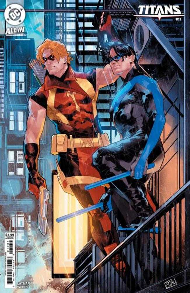 Titans #17 Cover C Edwin Galmon Card Stock Variant