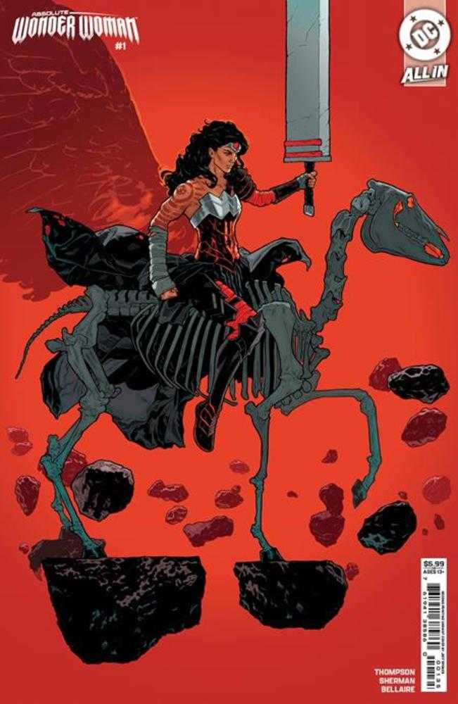 Absolute Wonder Woman #1 2nd Print Cover B Jeff Spokes Card Stock Variant