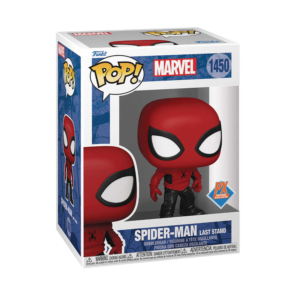 Pop Marvel Spider-Man Last Stand Previews Exclusive Vinyl Figure