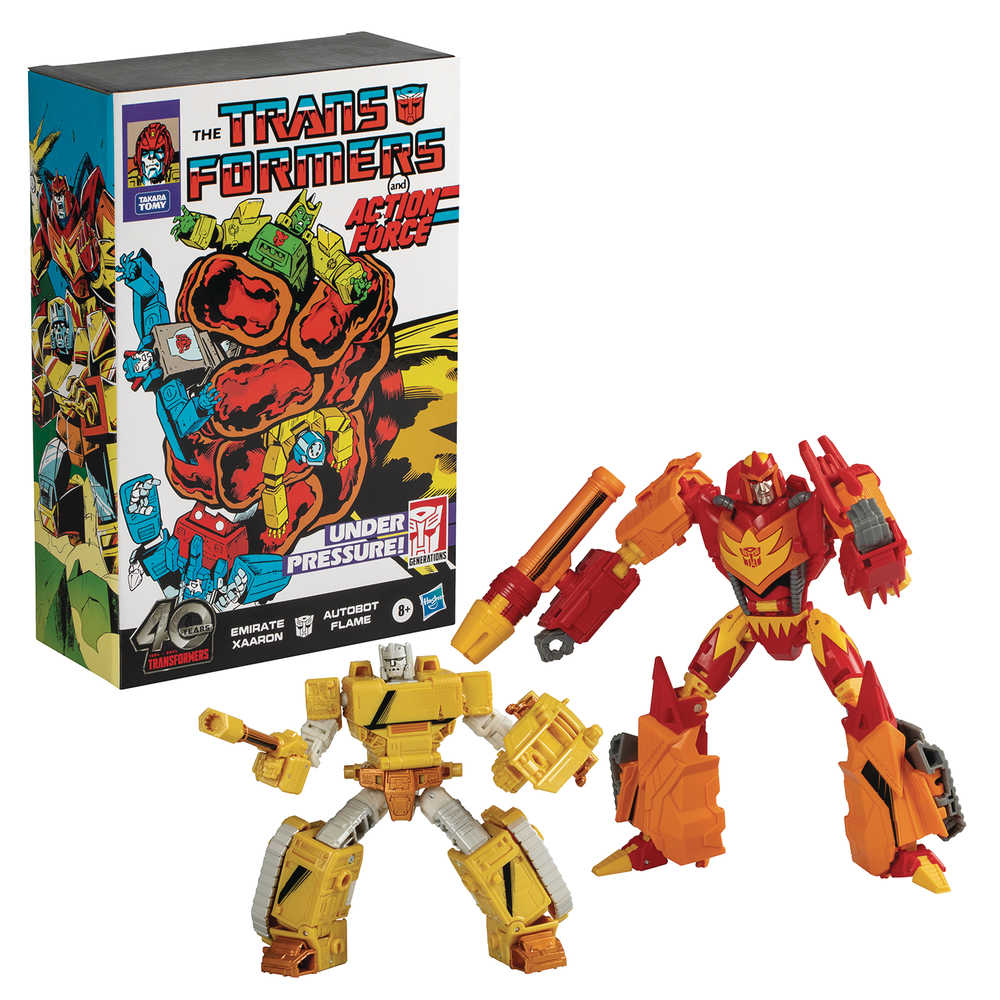 Transformers Gen Comic Xaaron & Flame 2pk