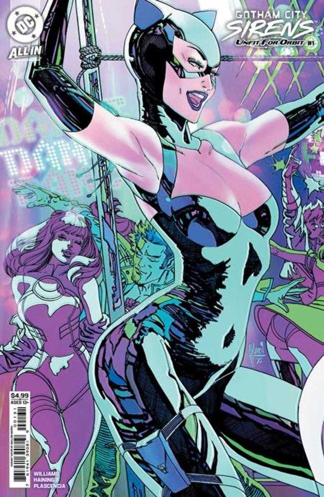 Gotham City Sirens Unfit For Orbit #1 Cover D Guillem March Connecting Card Stock Variant