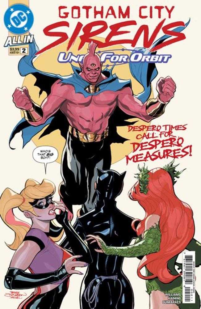 Gotham City Sirens Unfit For Orbit #2 Cover A Terry Dodson & Rachel Dodson