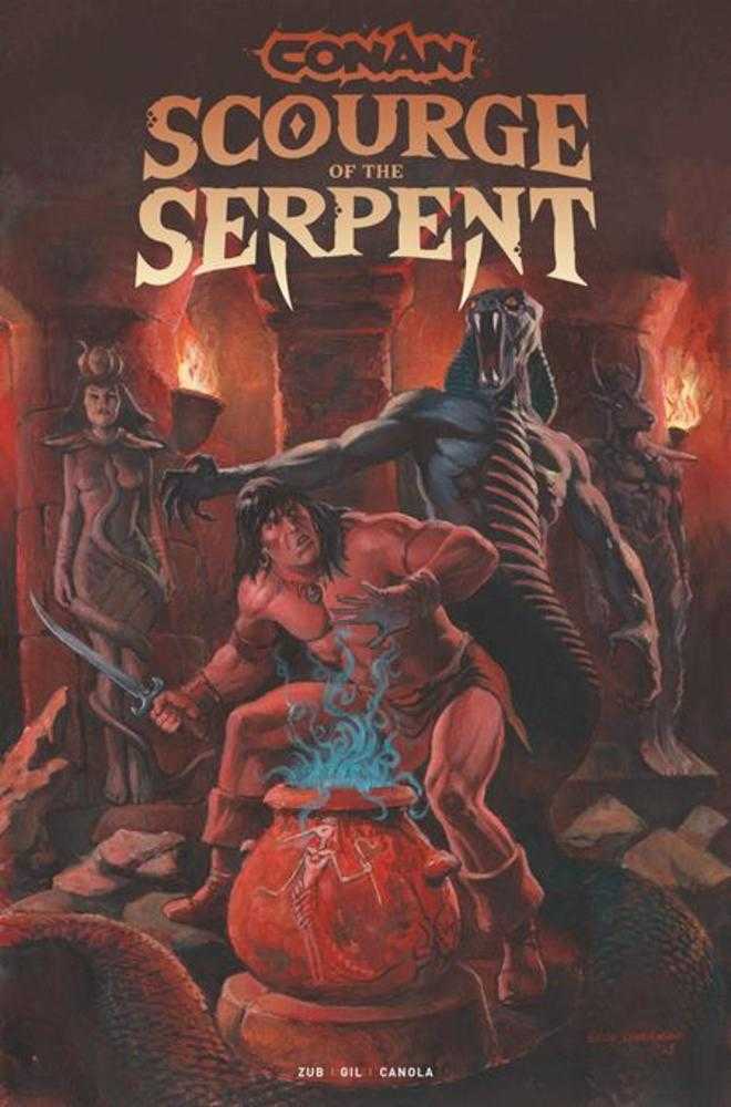 Conan The Barbarian Scourge Of The Serpent #1 Cover C Geof Isherwood Variant