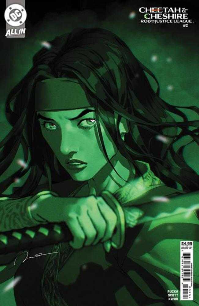 Cheetah And Cheshire Rob The Justice League #2 Cover B Gerald Parel Variant