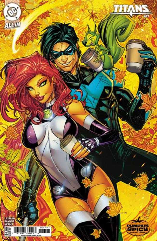 Titans #27 Cover D Jonboy Meyers Pumpkin Spicy Variant