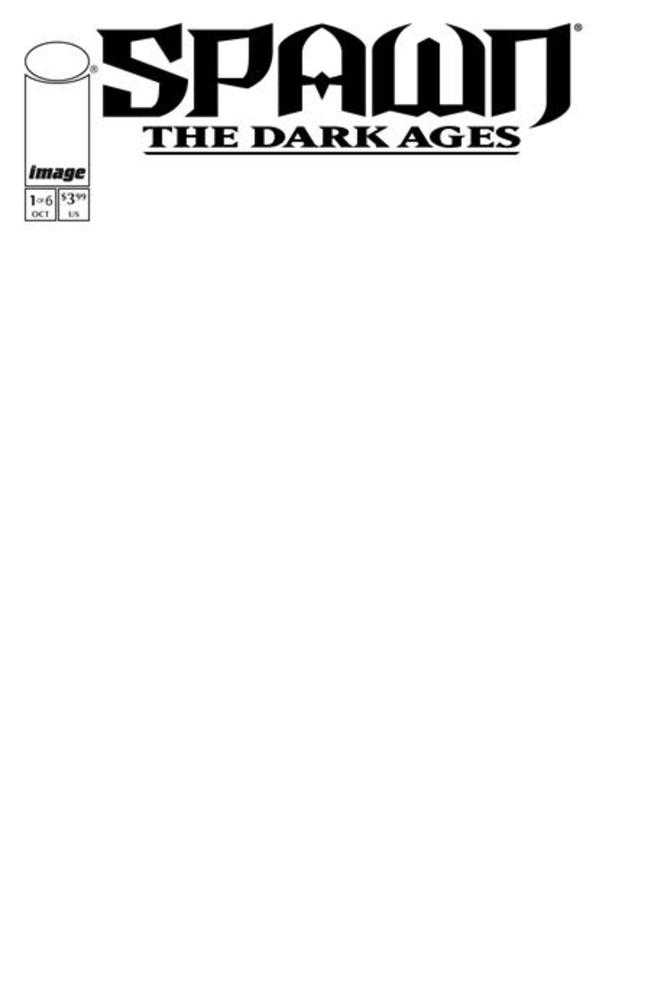 Spawn The Dark Ages #1 Cover B Blank Sketch Variant