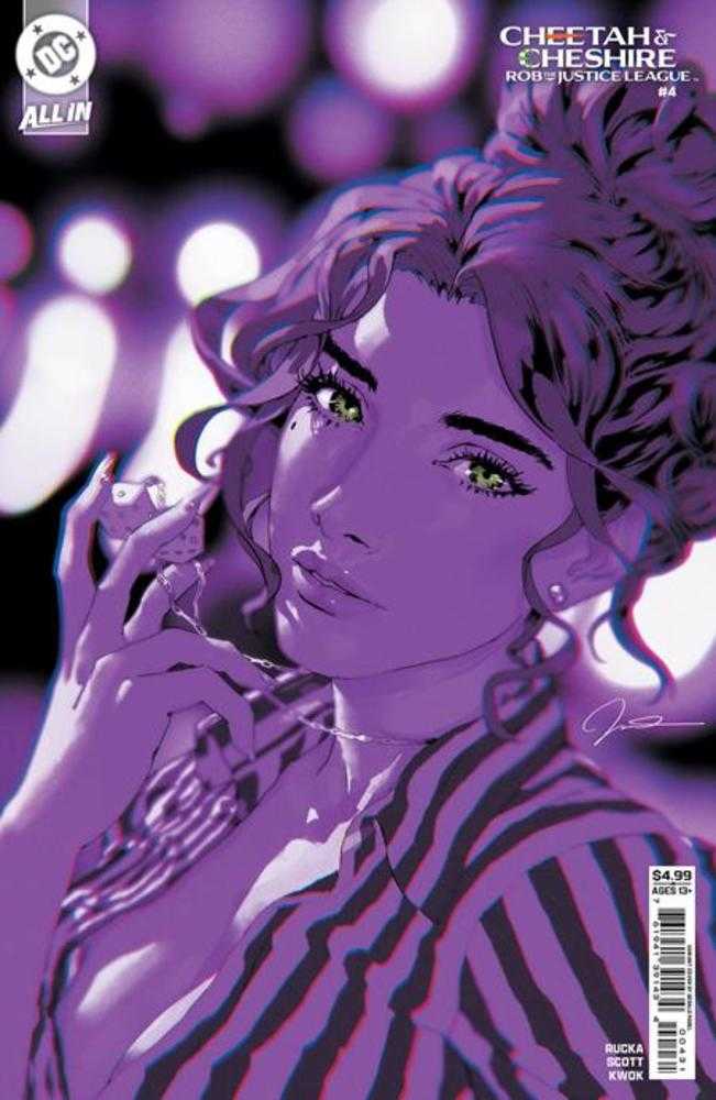 Cheetah And Cheshire Rob The Justice League #4 Cover B Gerald Parel Variant
