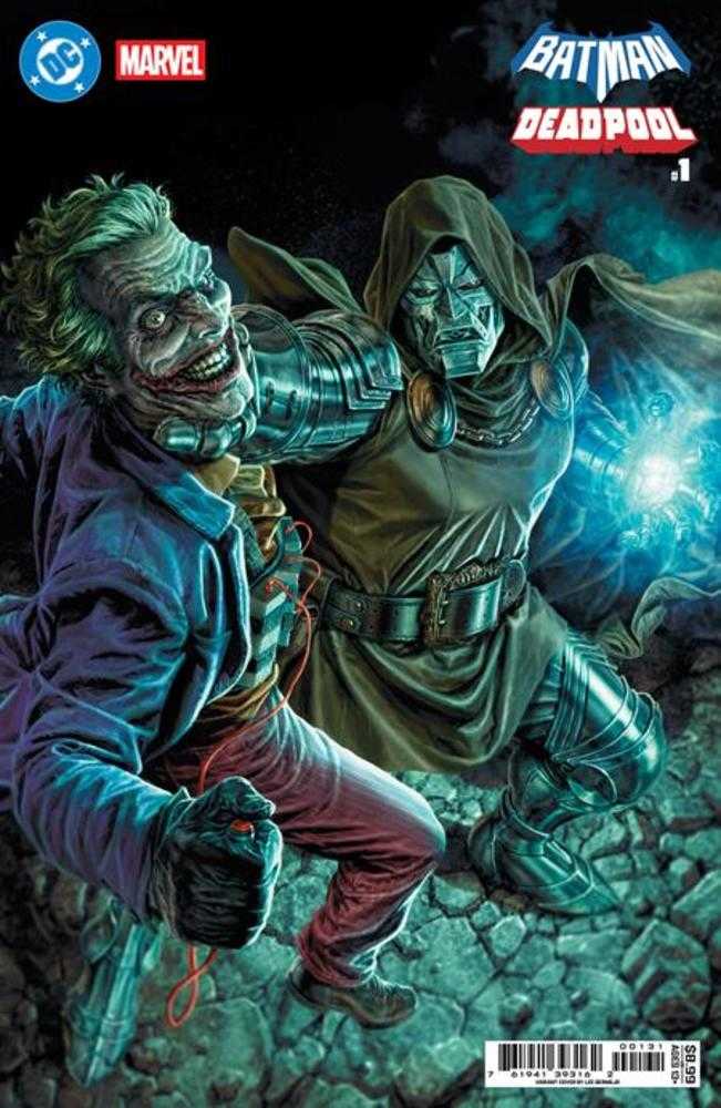 DC Marvel Batman Deadpool #1 Cover C Lee  Bermejo Joker Dr Doom Variant