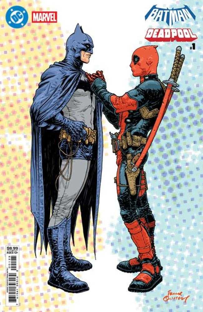 DC Marvel Batman Deadpool #1 Cover N Frank Quitely Batman Deadpool Variant
