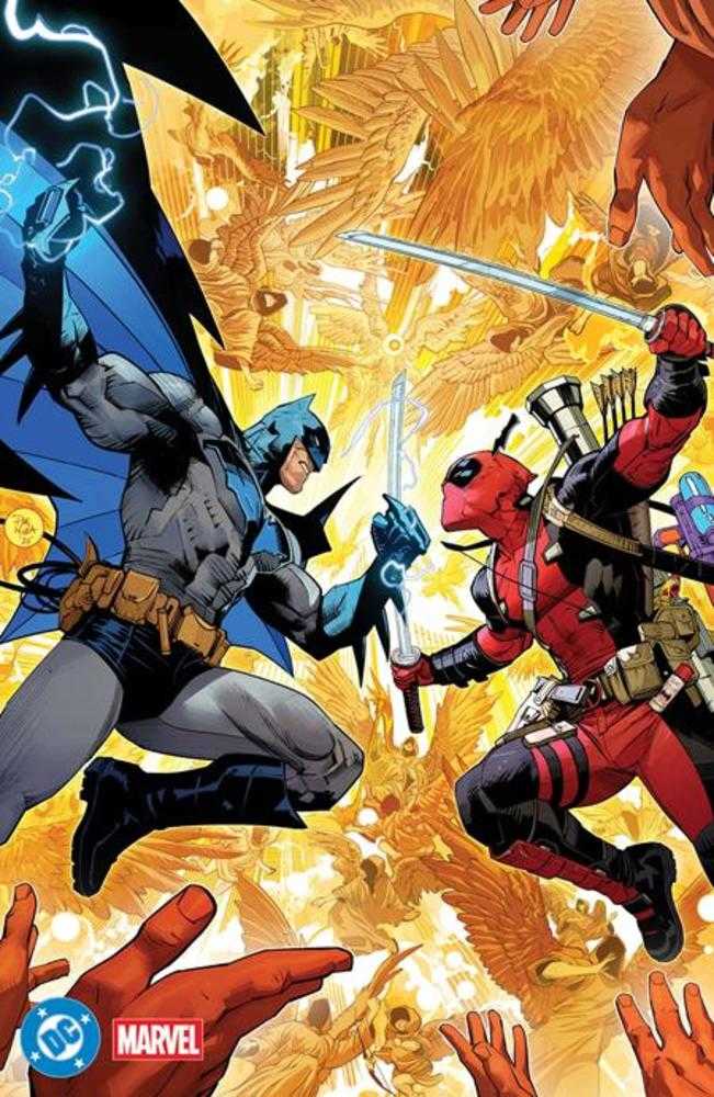 DC Marvel Batman Deadpool #1 Cover T Dan Mora Foil Variant