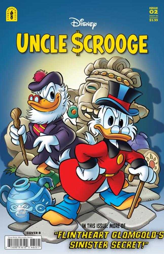 Uncle Scrooge Flintheart Glomgolds Sinister Secret #2 Cover B Alessandro Perina Variant