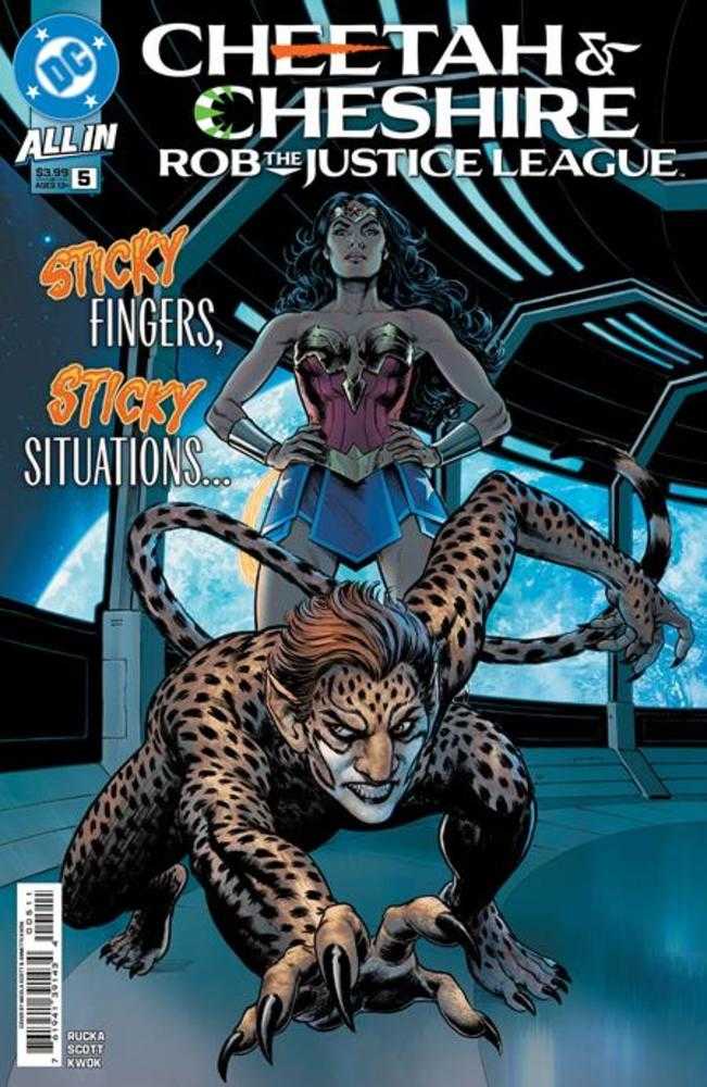 Cheetah And Cheshire Rob The Justice League #5 Cover A Nicola Scott