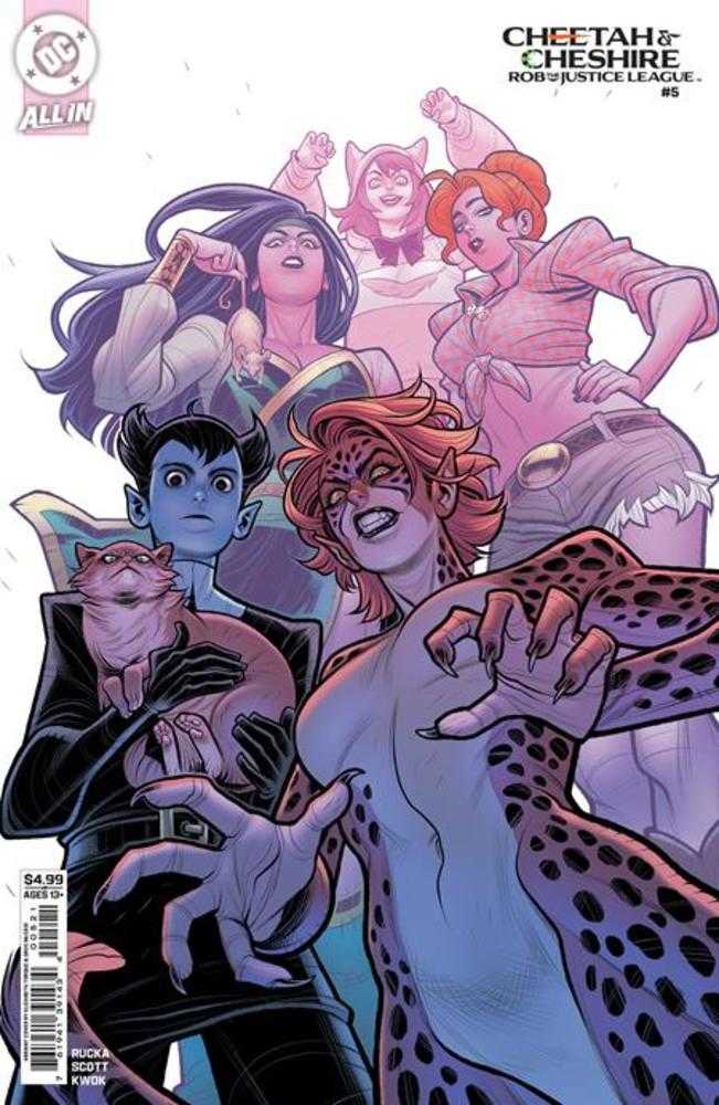 Cheetah And Cheshire Rob The Justice League #5 Cover C Elizabeth Torque Variant