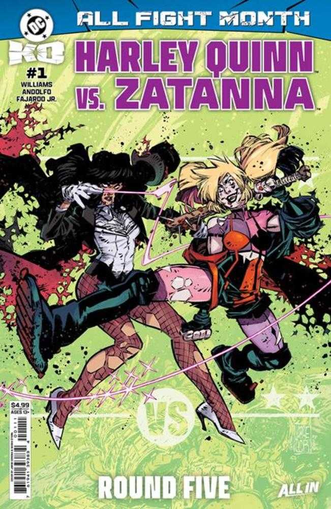 DC K.O. Harley Quinn vs Zatanna #1 Cover A Jorge Corona