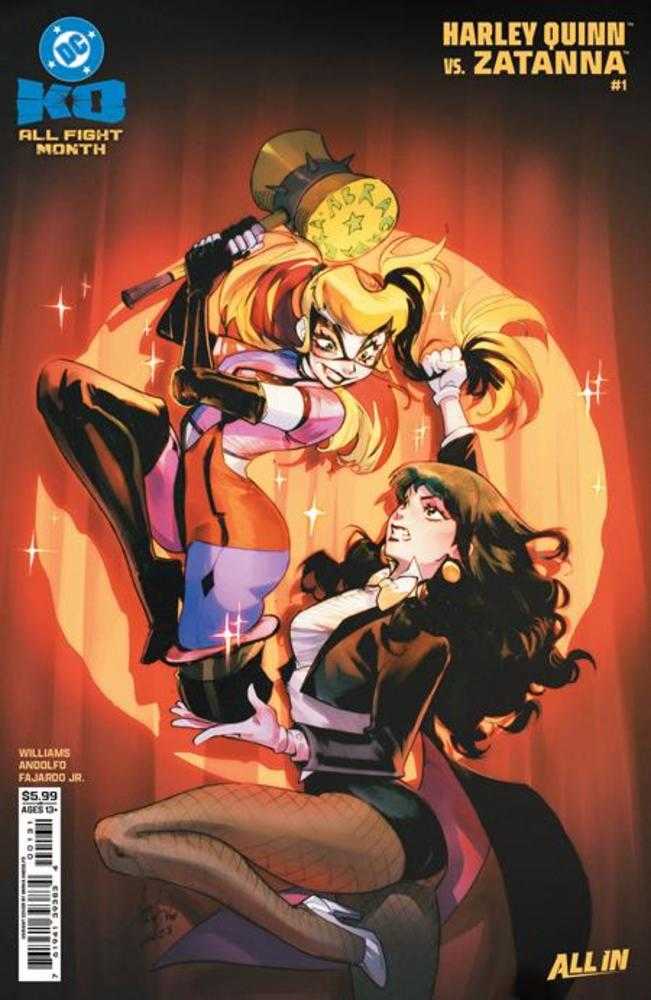 DC K.O. Harley Quinn vs Zatanna #1 Cover D Mirka Andolfo Variant
