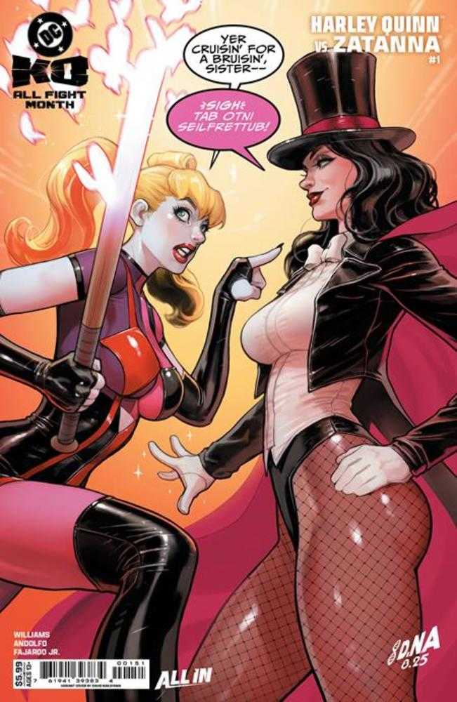 DC K.O. Harley Quinn vs Zatanna #1 Cover E David Nakayama Variant