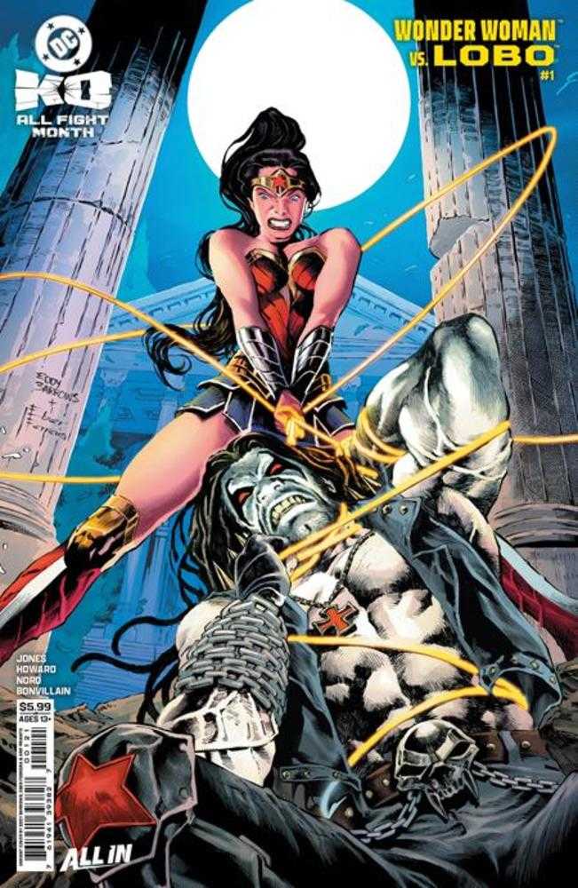 DC K.O. Wonder Woman vs Lobo #1 Cover E Eddy Barrows Variant