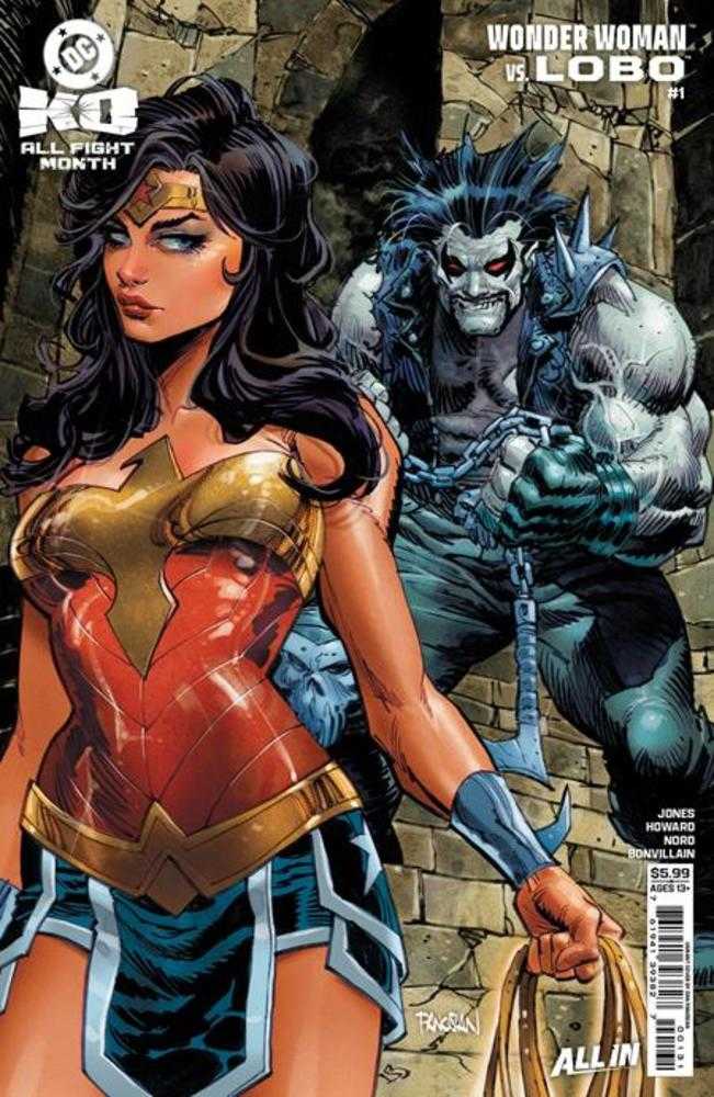 DC K.O. Wonder Woman vs Lobo #1 Cover B Dan Panosian Variant