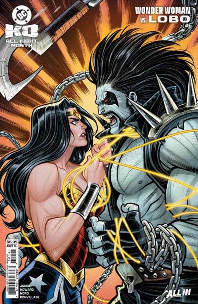 DC K.O. Wonder Woman vs Lobo #1 Cover D Elizabeth Torque Variant