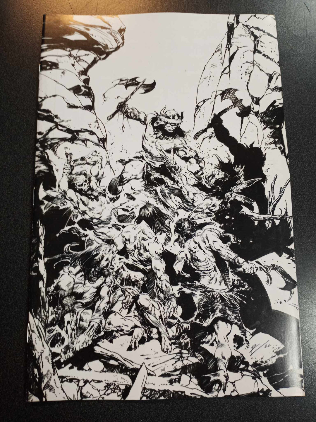 Conan the Barbarian #1 Cover J 10 Copy Variant Edition Torre Virgin Black & White (Mature)