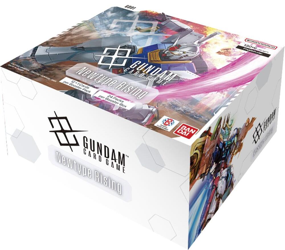 Bandai Gundam Card Game TCG [BP01] Newtype Rising Booster Box Display