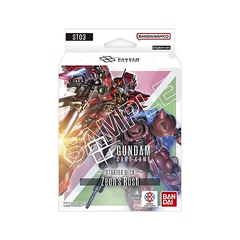 Gundam Card Game: Zeon's Rush Starter Deck [ST03]