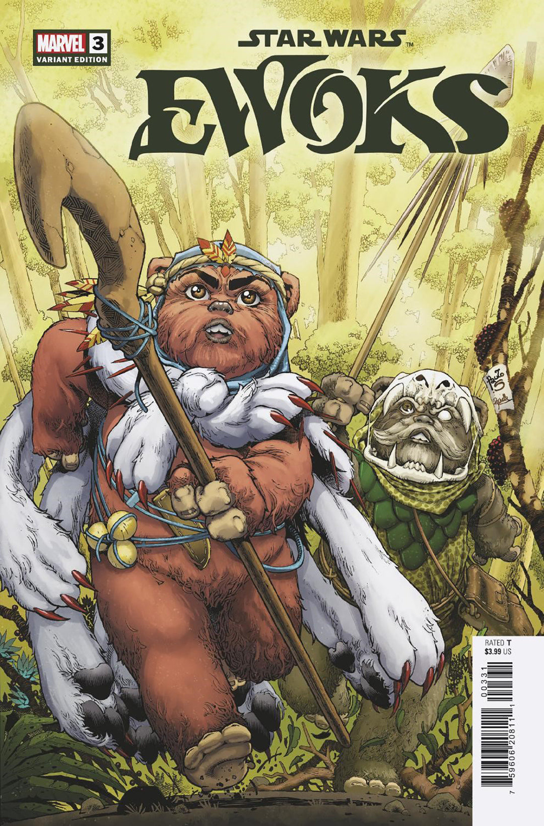 Star Wars: Ewoks #3 Paulo Siqueira Variant