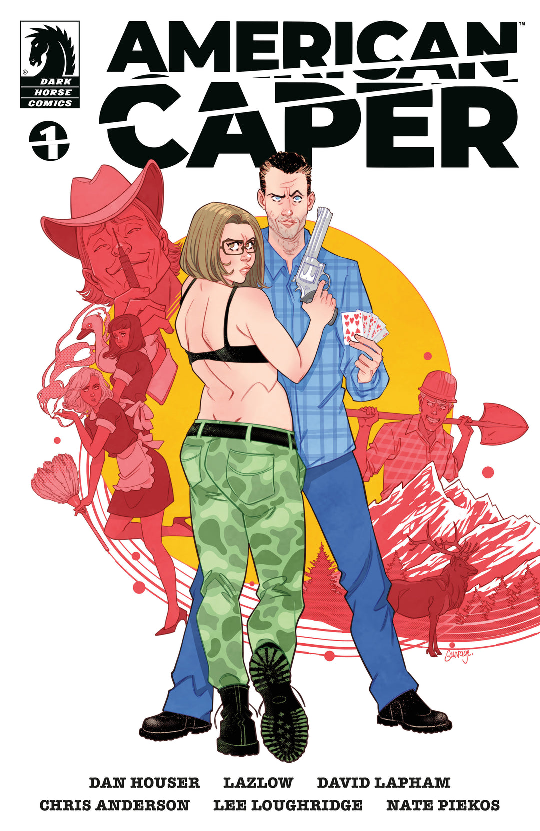 American Caper #1 (Cover E) (Marguerite Sauvage)