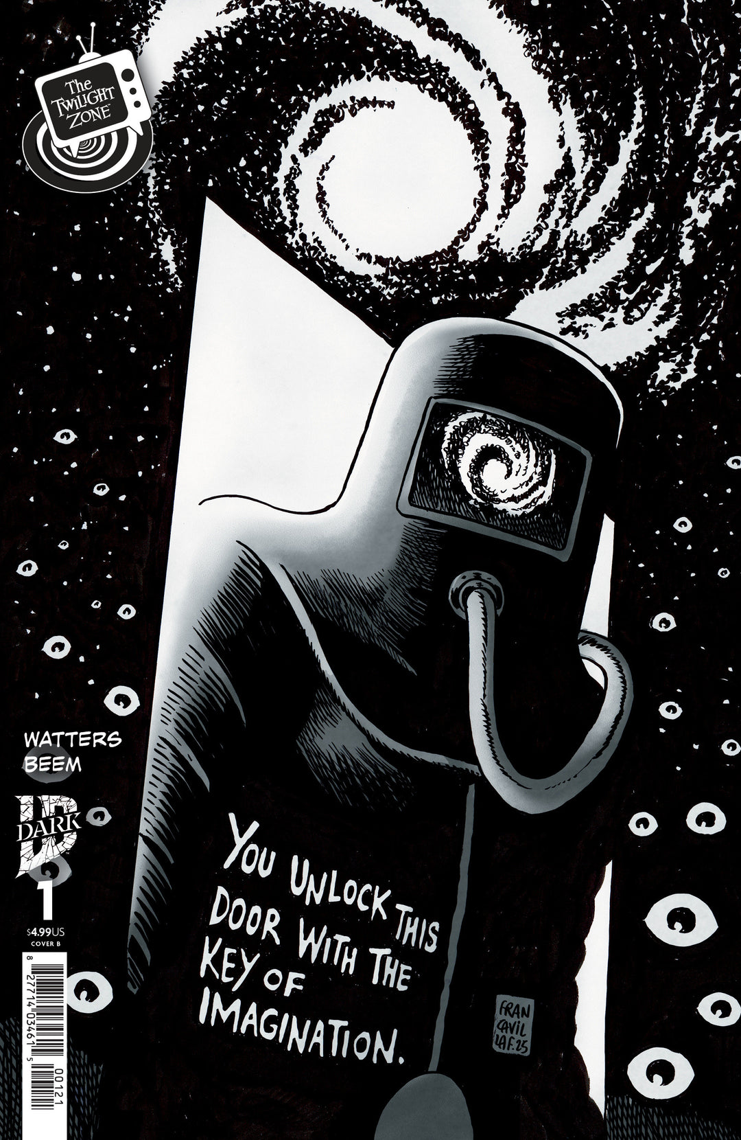 The Twilight Zone #1 Variant B (Francavilla Connecting Cover)