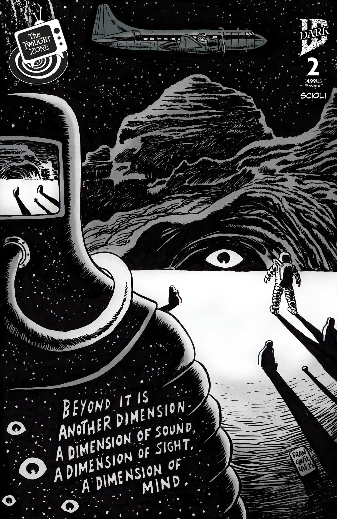 The Twilight Zone #2 Variant B (Francavilla Connecting Cover)