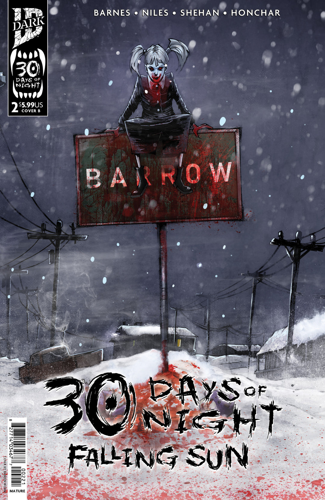 30 Days Of Night: Falling Sun #2 Variant B (Damien Worm)