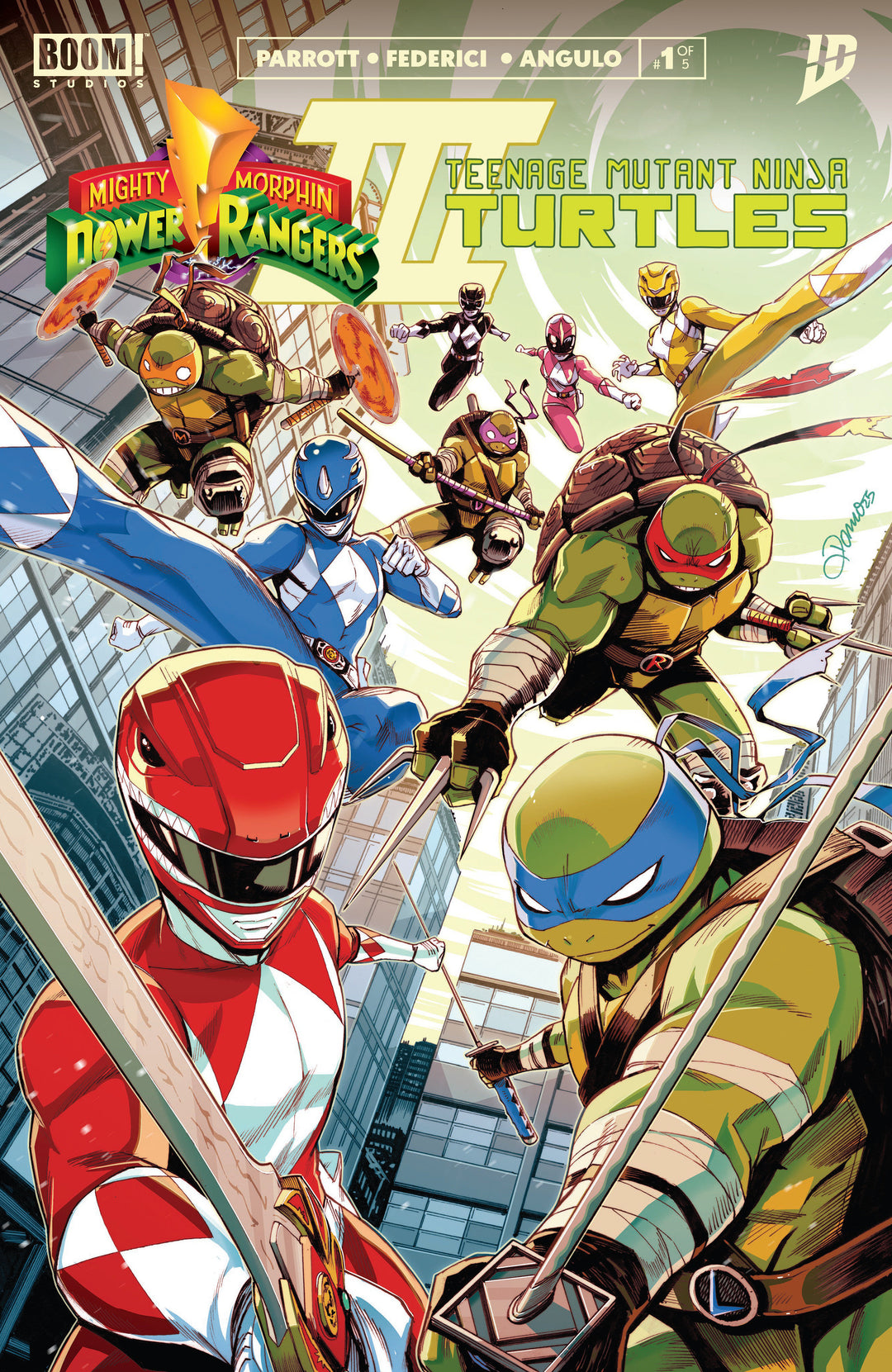 Mighty Morphin Power Rangers/ Teenage Mutant Ninja Turtles III #1 A Main (Zonno)