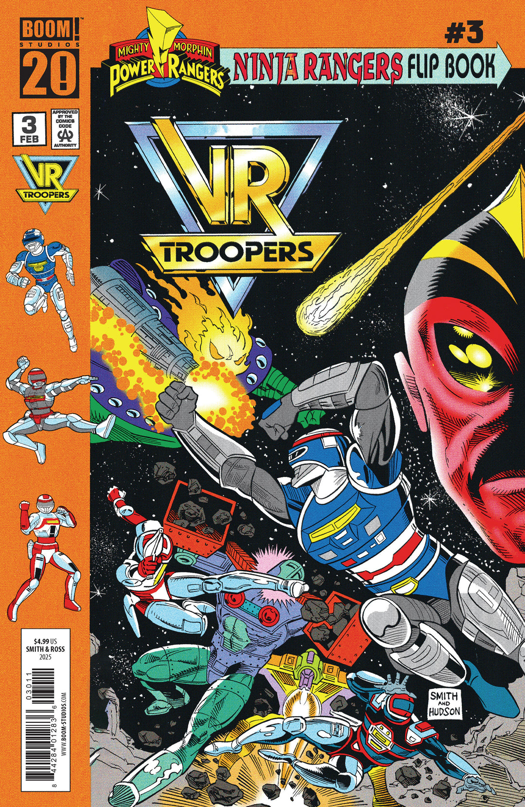 Vr Troopers/Power Rangers Flipbook Facsimile Edition #3 A Main (Smith)