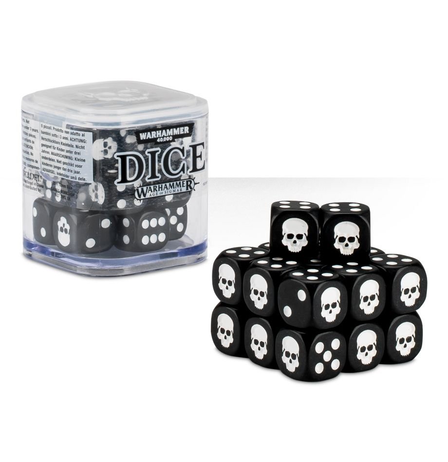 12mm Dice Cube - Black