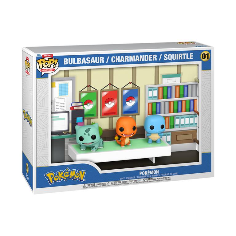 Funko Pop! Moment Pokemon Bulbasaur Charmander Squirtle #01