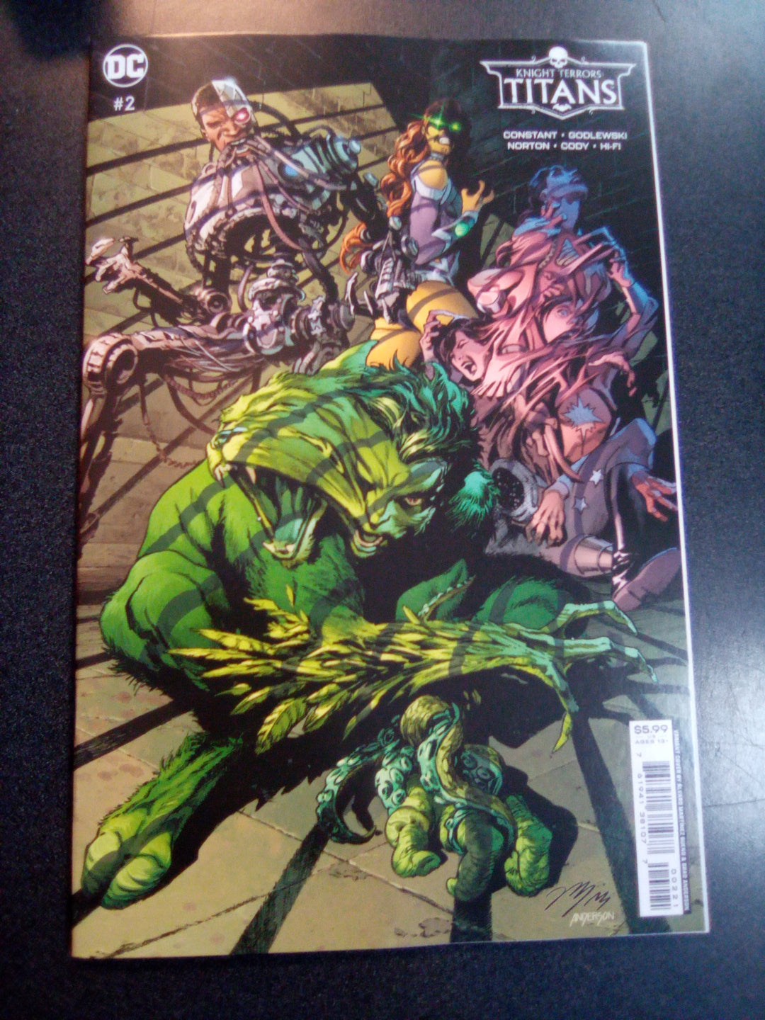 Knight Terrors Titans #2 (Of 2) Cover B Alvaro Martinez Bueno Card Stock Variant