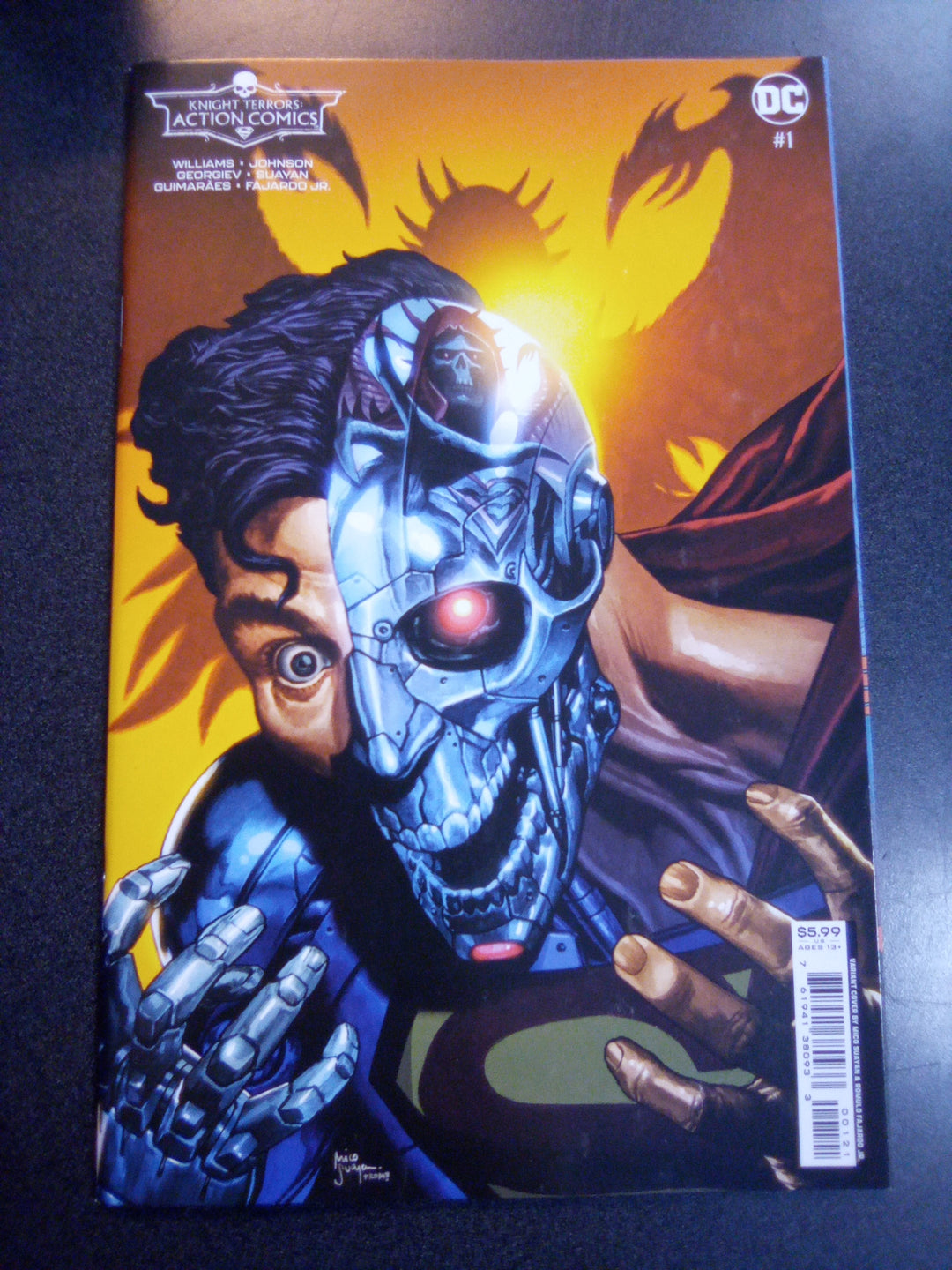 Knight Terrors Action Comics #1 (Of 2) Cover B Mico Suayan Card Stock Variant