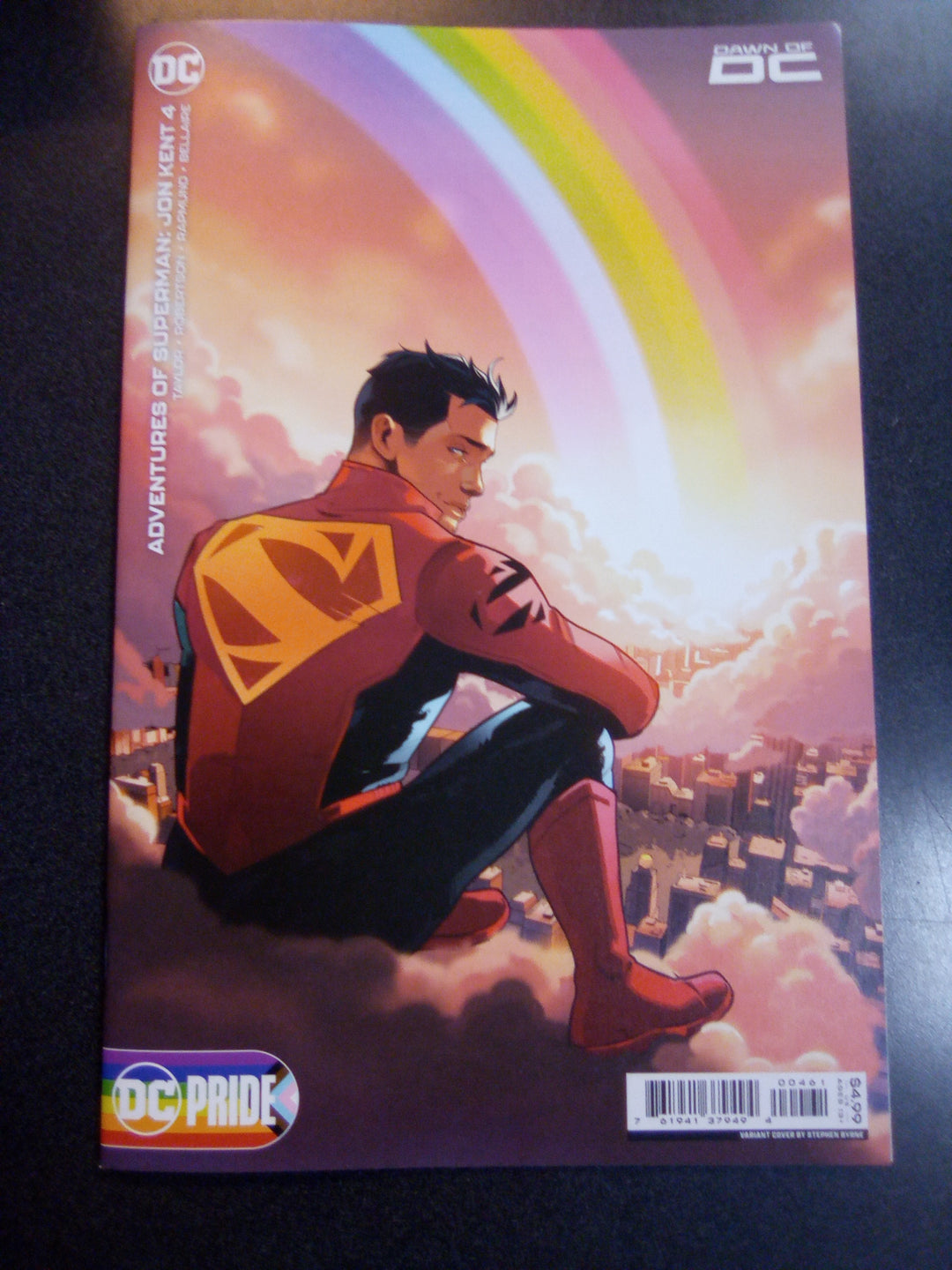 Adventures Of Superman Jon Kent #4 (Of 6) Cover D Stephen Byrne DC Pride Card Stock Variant