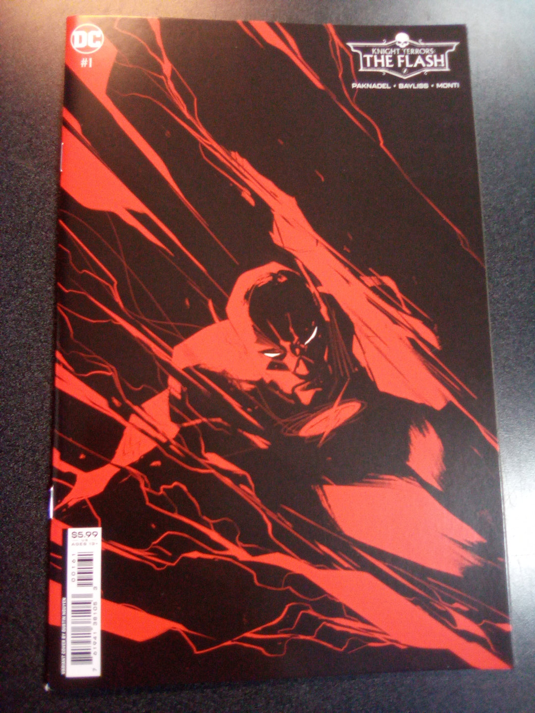 Knight Terrors Flash #1 (Of 2) Cover D Dustin Nguyen Midnight Card Stock Variant
