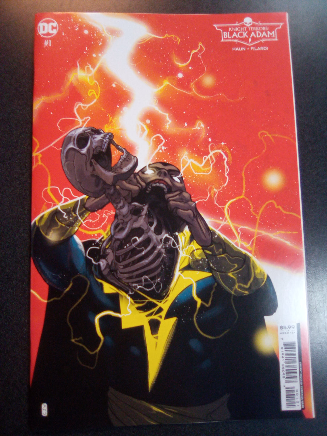 Knight Terrors Black Adam #1 (Of 2) Cover B Christian Ward Card Stock Variant
