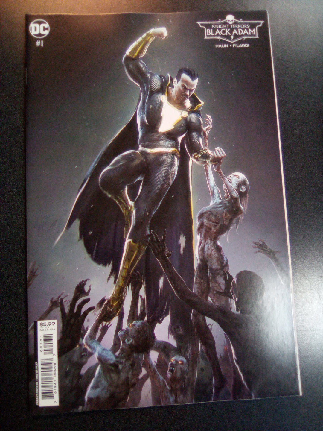 Knight Terrors Black Adam #1 (Of 2) Cover C Tiago Da Silva Card Stock Variant