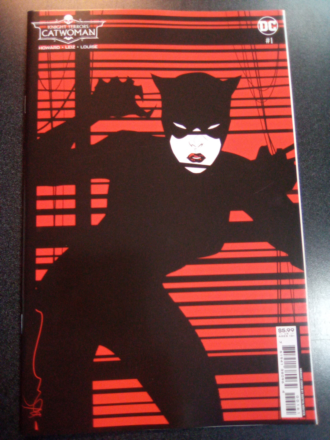 Knight Terrors Catwoman #1 (Of 2) Cover D Dustin Nguyen Midnight Card Stock Variant