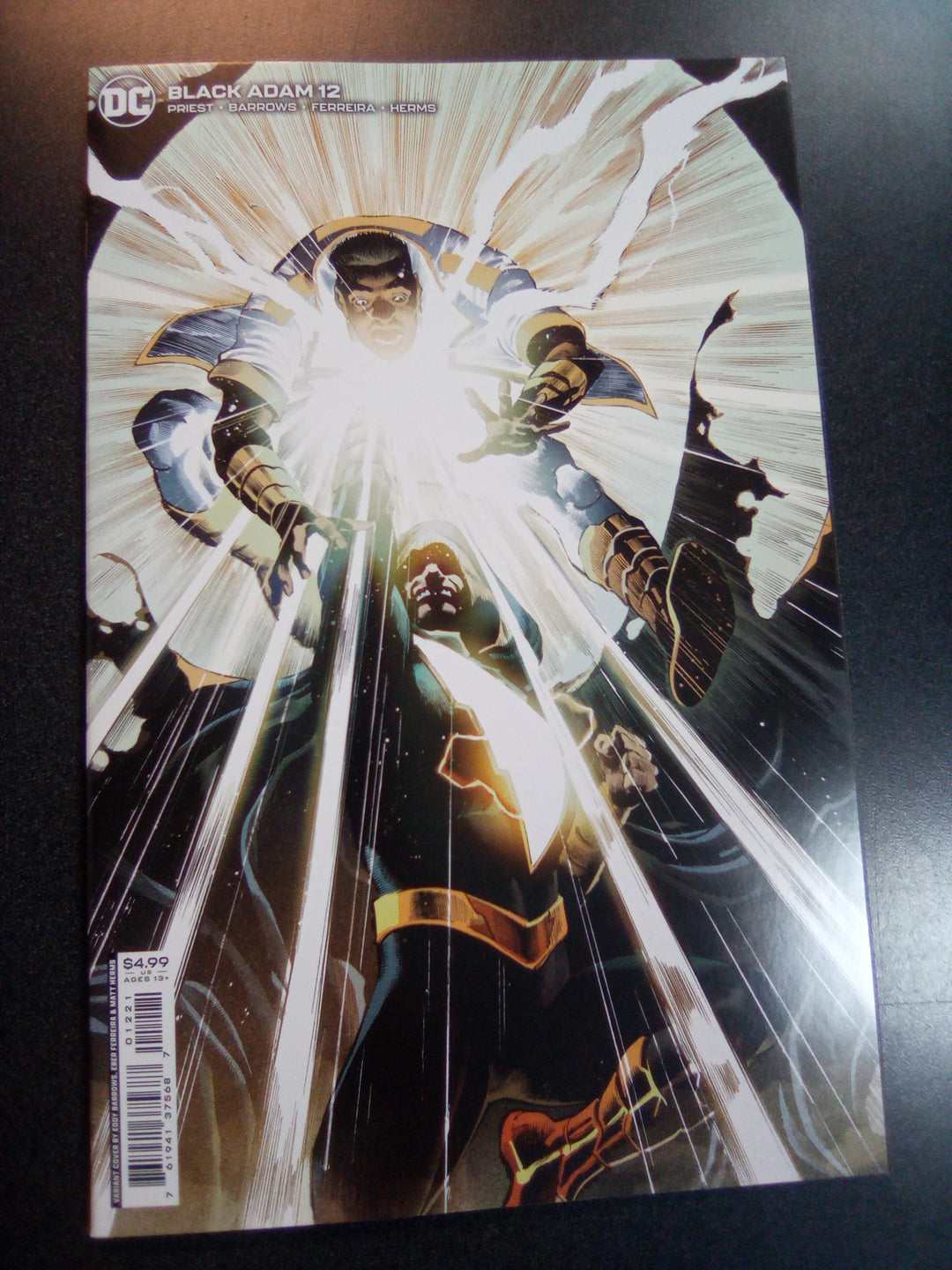 Black Adam #12 (Of 12) Cover B Eddy Barrows Eber Ferreira & Matt Herms Card Stock Variant