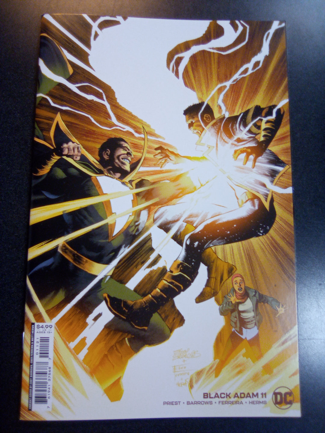 Black Adam #11 (Of 12) Cover B Eddy Barrows Eber Ferreira & Matt Herms Card Stock Variant