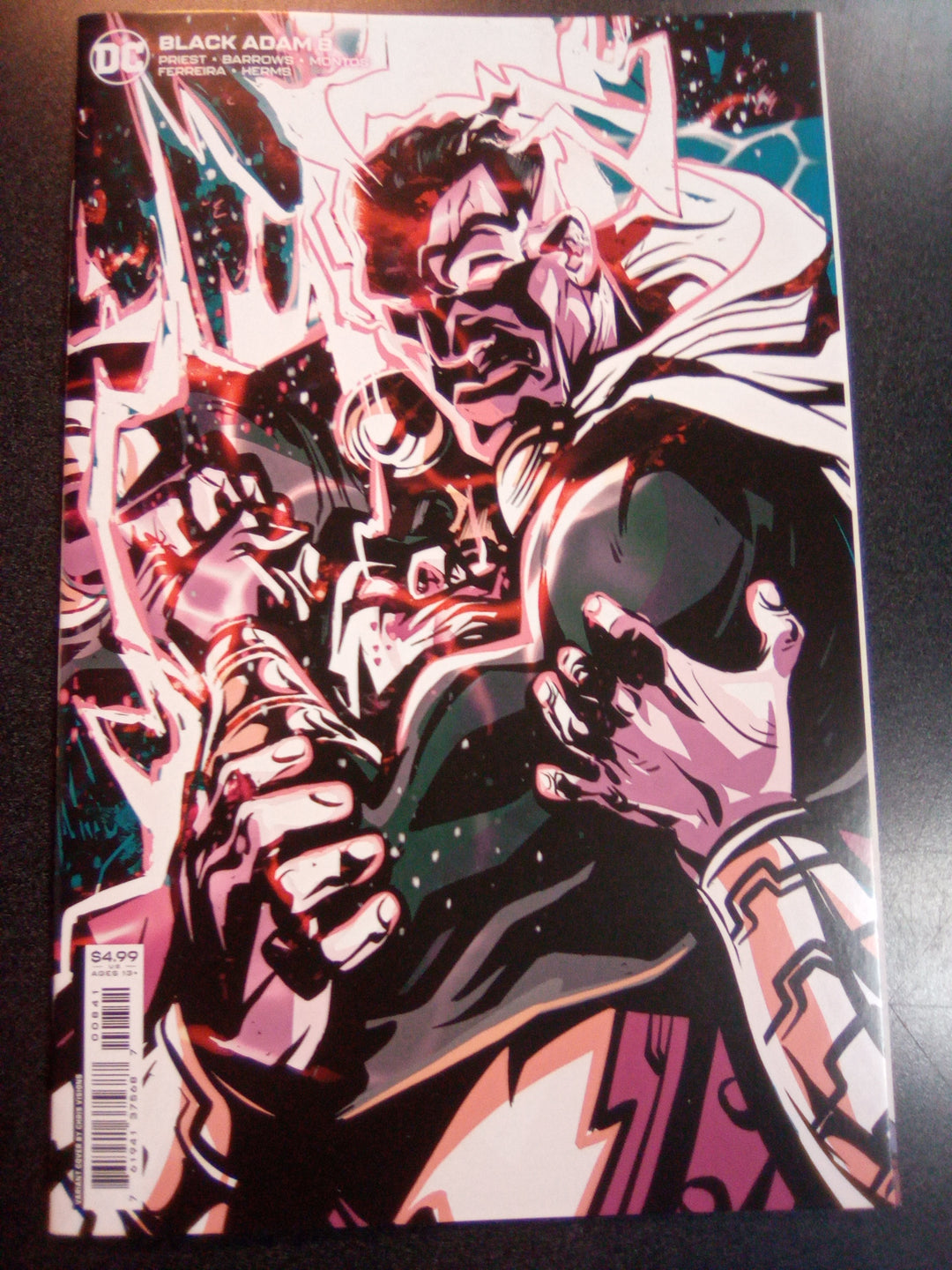 Black Adam #8 (Of 12) Cover C Chris Visions Card Stock Variant