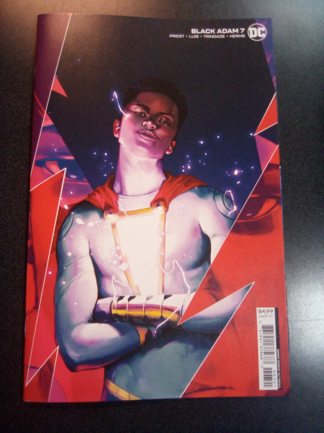 Black Adam #7 (Of 12) Cover C Taj Tenfold Card Stock Variant