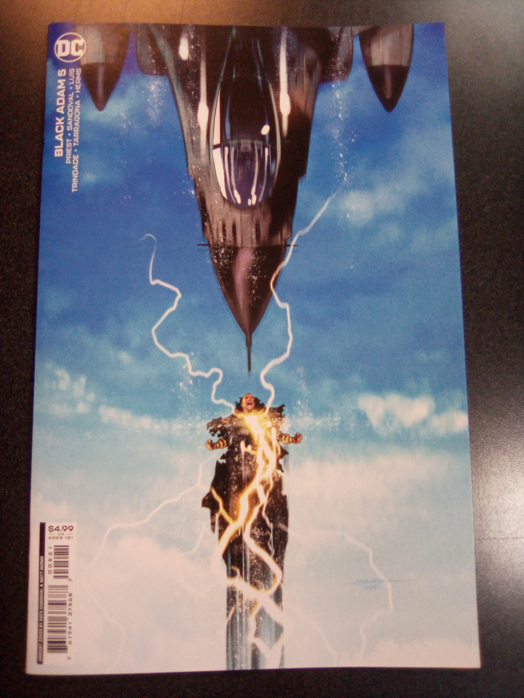 Black Adam #5 Cover B Rafa Sandoval Plane Card Stock Variant