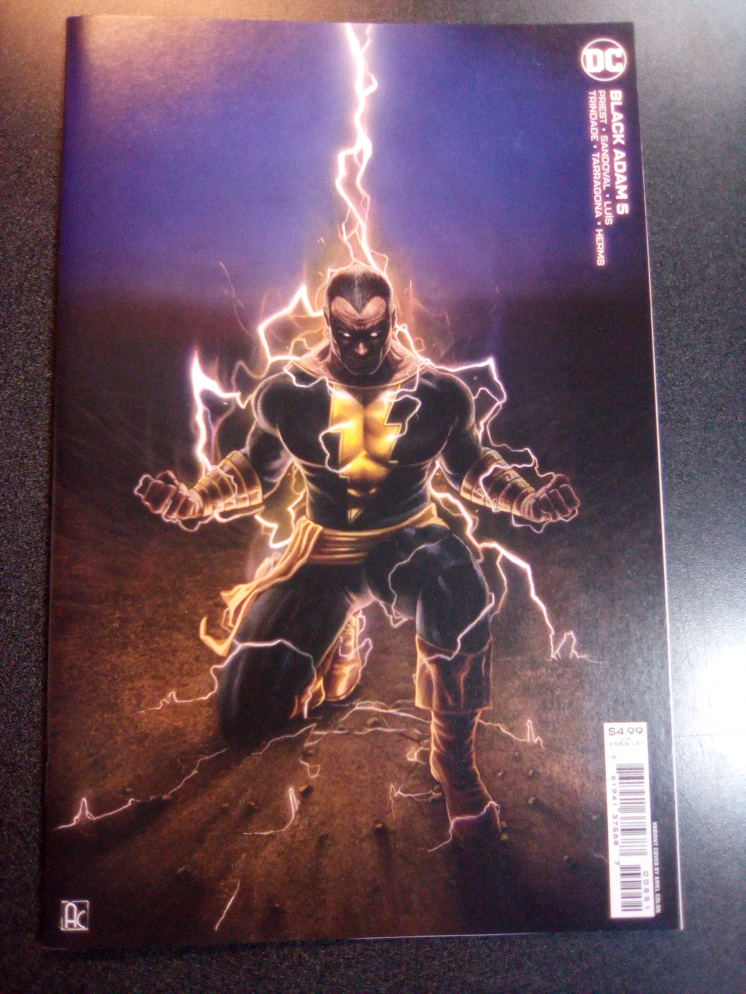 Black Adam #5 Cover C Ariel Colon Card Stock Variant