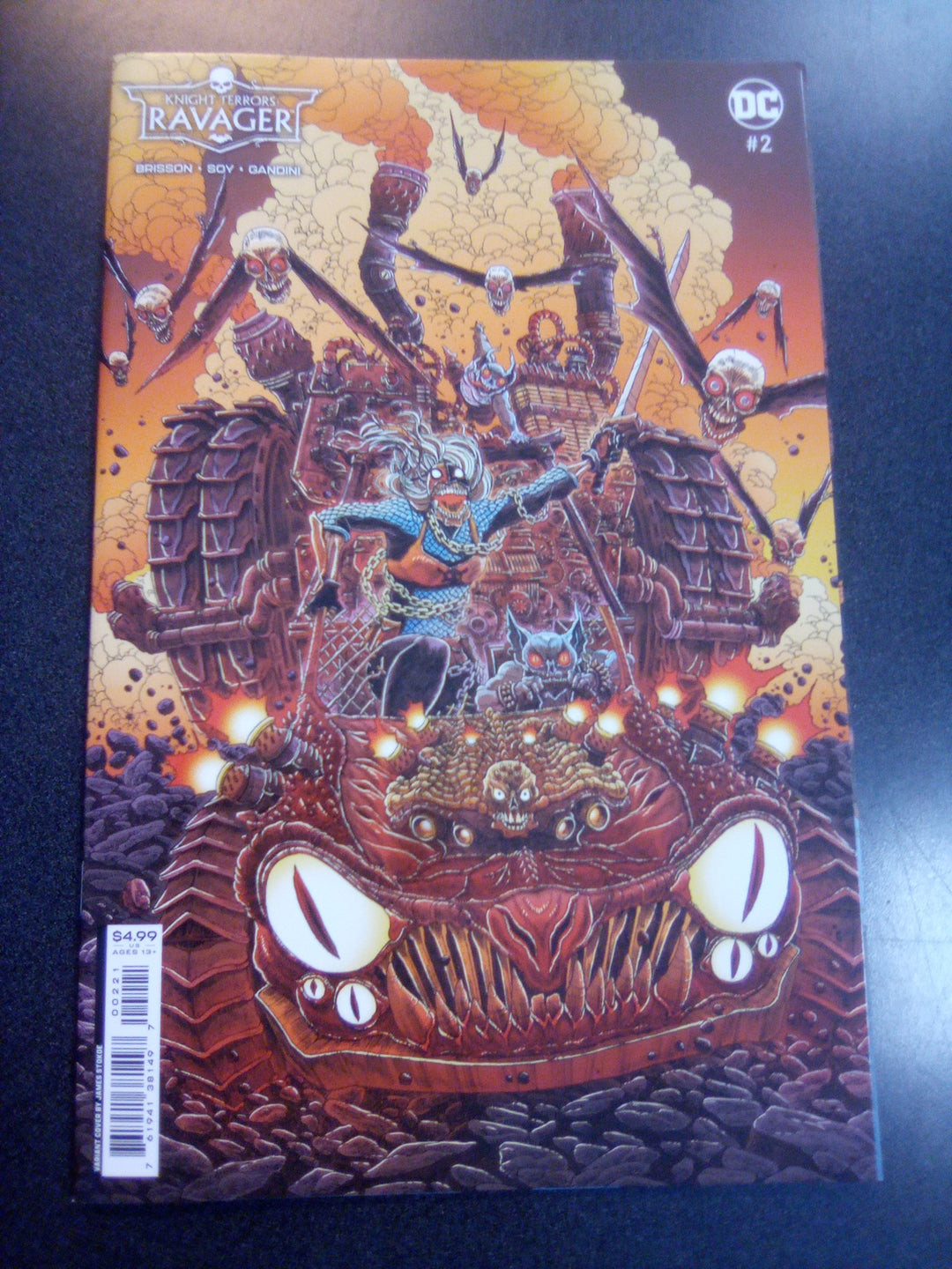 Knight Terrors Ravager #2 (Of 2) Cover B James Stokoe Card Stock Variant