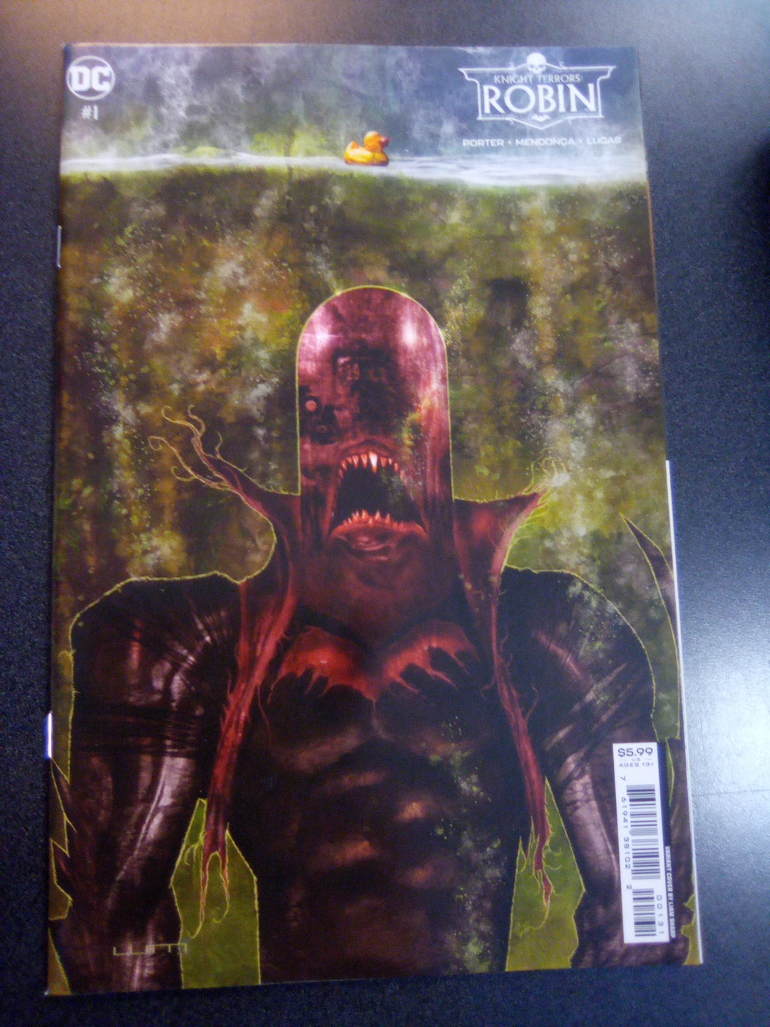 Knight Terrors Robin #1 (Of 2) Cover C Liam Sharp Card Stock Variant